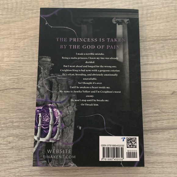 “God of Pain” by Rina Kent [book 2 in Legacy of Gods series] - Picture 2 of 6